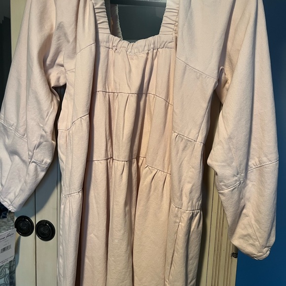 Lou Jean Free People Cream Babydoll Women's Dress - Picture 2 of 5